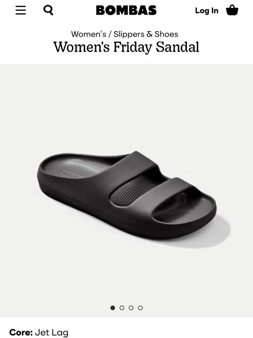 NWOT Bombas Women’s Friday Slide Size 8